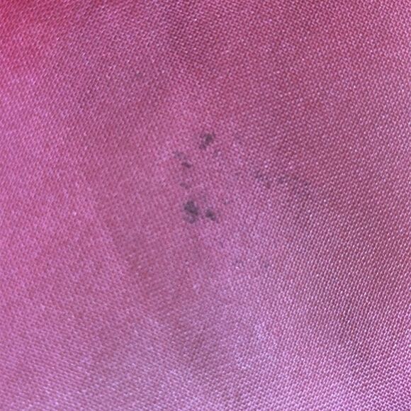 Vtg bright pink & light pink diagonal striped chiffon polyester square scarf - Picture 8 of 8